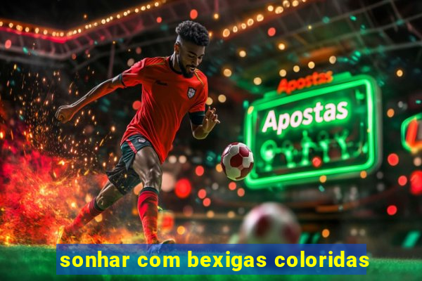 sonhar com bexigas coloridas